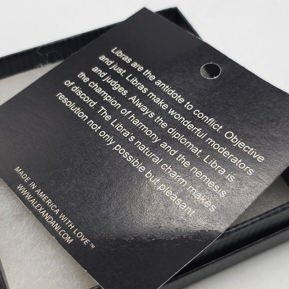 Alex And Ani Libra Zodiac Bangle Bracelet Gold Adjustable Charm Jewelry In Box - Picture 4 of 5